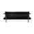 Black and Silver Leather and Wood Bed from Möller Design For Sale - Image 13 of 15