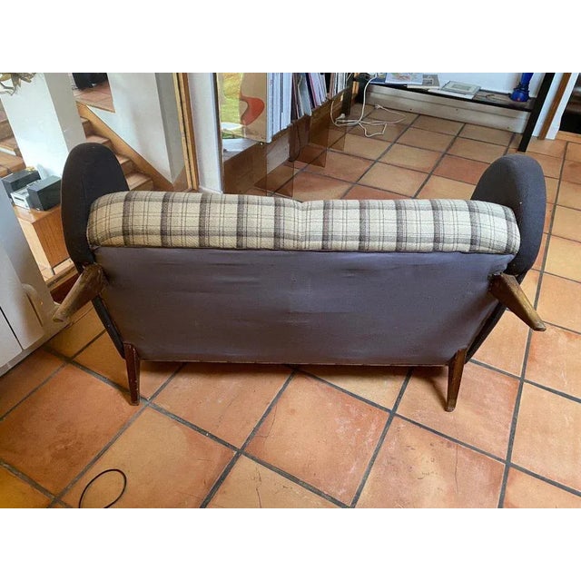 Vintage Wool Sofa, 1960s For Sale - Image 9 of 13