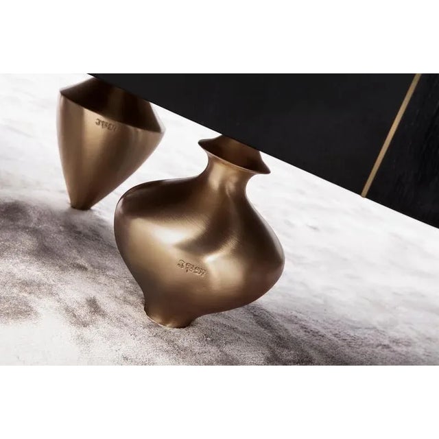 Large Il Pezzo 1 Black Sideboard by Il Pezzo Mancante For Sale - Image 6 of 9