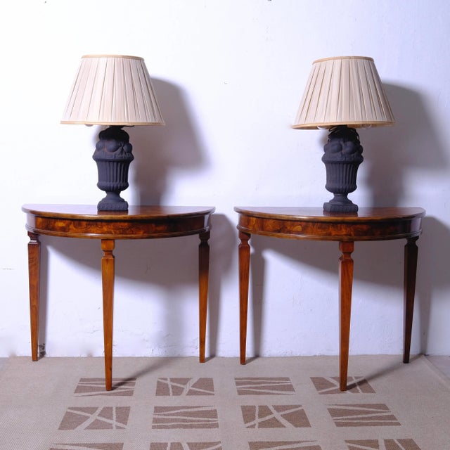 Beige Cast Iron Table Lamp, 1960s, Set of 2 For Sale - Image 8 of 16