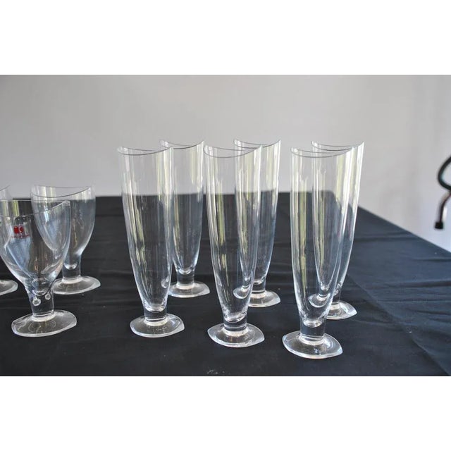 Italian Glassware Set by Carlo Moretti, 1990s, Set of 18 For Sale - Image 4 of 10