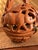 Wood 1970s Hand-Carved Openwork Wood Safari Animal Basket Sculpture For Sale - Image 7 of 11