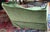 Baker Furniture Crushed Emerald Velvet Corner Conversation Sofa For Sale - Image 12 of 12
