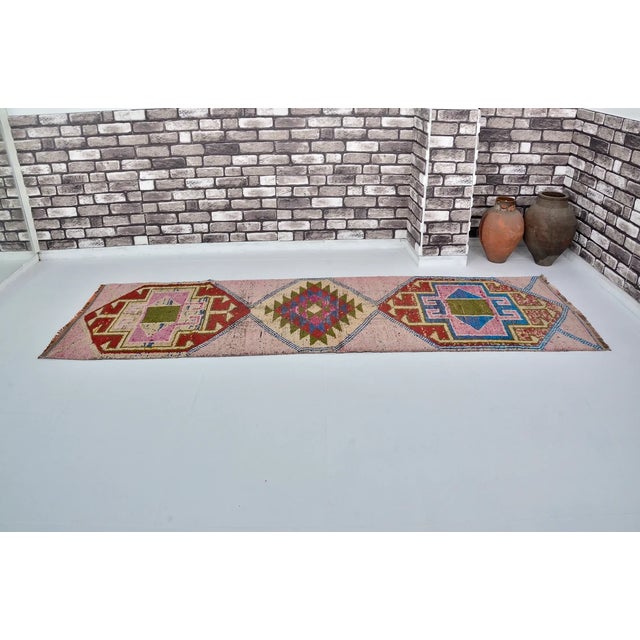 Handmade wool carpet in Turkish Anatolia , Vintage Oushak Rug,Turkish Vintage Anatolian Rug, Handmade wool Rug . One Of...