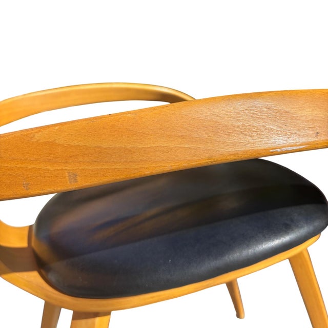 Mid-Century Pretzle Arm Chairs by Norman Cherner for Plycraft - Pair For Sale In Los Angeles - Image 6 of 10