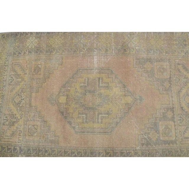 Textile Oushak Anatolian Beige Rug For Sale - Image 7 of 10