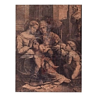 Unkwon, Baroque Composition with Nabořensky Motif, Copper Engraving For Sale