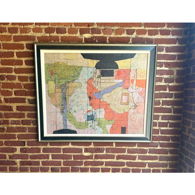 Artist: James "Jim" Yeatts (United States, 1922-2005) Title: Untitled Period: ca. 1960s Medium: Pastel on Canvas...