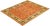 Orange Vintage Moroccan Hand Knotted Wool Area Rug, Orange - 8'1" X 9'10" For Sale - Image 8 of 9