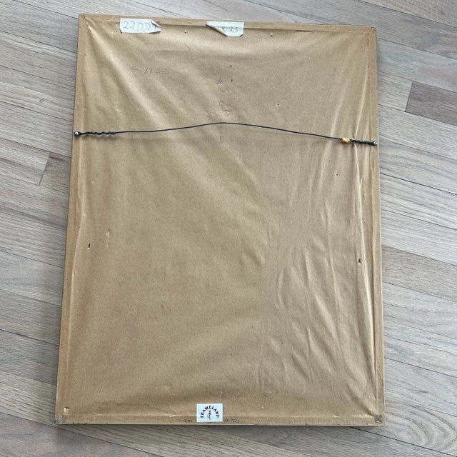 Glass Antique 1800s Hand Colored French Beaux-Arts Pavillon De Bains Architectural Watercolor For Sale - Image 7 of 7