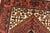 Hamedan Rug 4'3'' X 6'5'' Red Wool Vintage Tribal Hand-Knotted Oriental Carpet For Sale In Philadelphia - Image 6 of 15