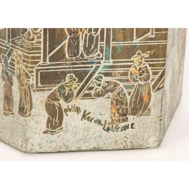Mid 20th Century Philip & Kelvin LaVerne "Chan" Side Table For Sale - Image 5 of 12