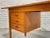 Wood Mid Century Modern Teak Double Sided Desk | Expandable Danish Drop Leaf Desk, 1960's For Sale - Image 7 of 16