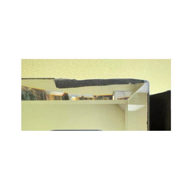 Vintage Henredon Mirrored Folding Screen / Room Divider — Hollywood Regency Glam For Sale In Houston - Image 6 of 6