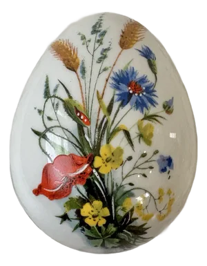 Limoges France, Handpainted Porcelain Jewelry or Trinket Box