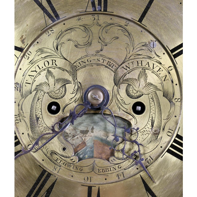 George III Mahogany Longcase Clock by William Taylor of Whitehaven, Cumbria For Sale - Image 11 of 13