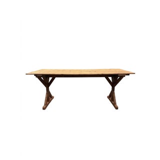 Antique French Pine Refectory Table For Sale