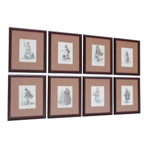 Antique Italian Series of Ancient Costumes & Trades Engravings