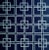 Designer Vicki Payne Free Spirit Blue Chinoiserie Chippendale Fretwork Lattice Trellis Fabric Sample For Sale - Image 9 of 9