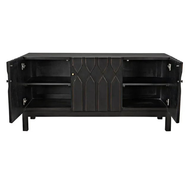 Noir NOIR Anubis Sideboard, Pale Rubbed For Sale - Image 4 of 5
