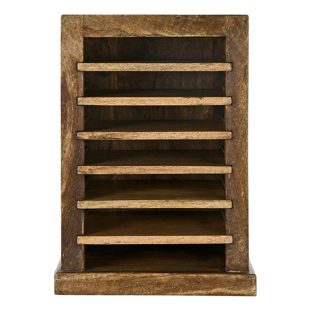 Small Furniture with Sliding Shelves in Solid Wood For Sale