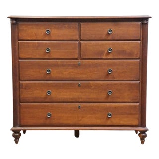 Durham Furniture Saville Row Collection Solid Cherry Early American 52" Master Chest 980-169 For Sale