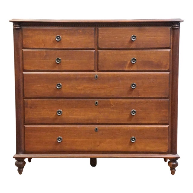 Durham Furniture Saville Row Collection Solid Cherry Early American 52" Master Chest 980-169 For Sale