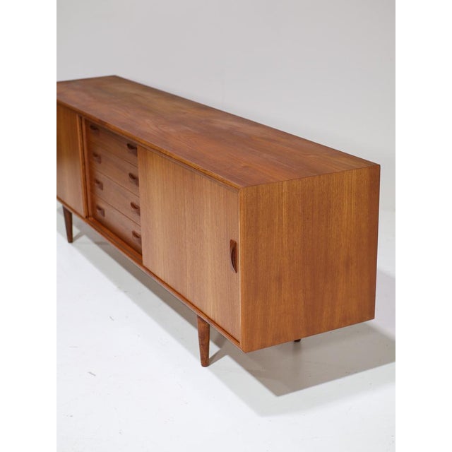 Danish Sideboard in Teak attributed to Clausen & Søn, 1960s For Sale - Image 10 of 17