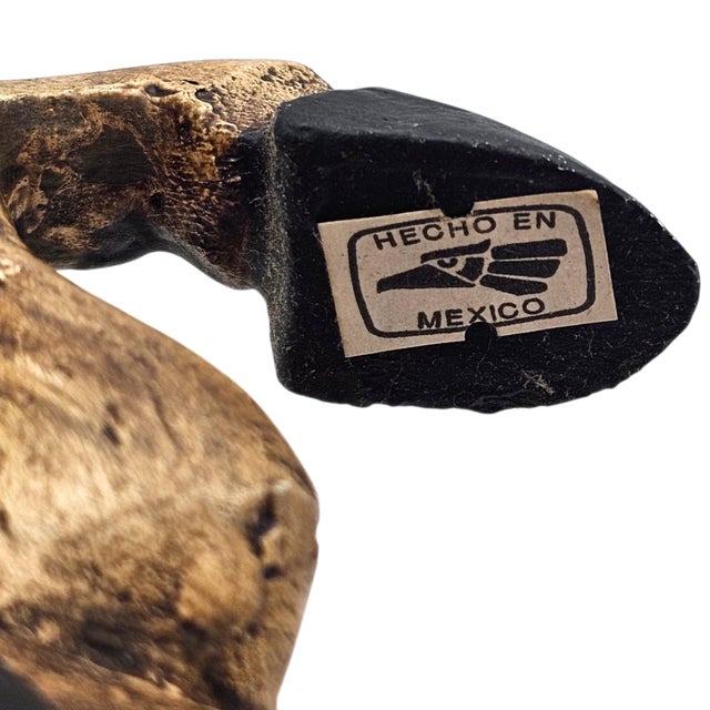 Festive Mexican Hand-Carved Painted Wooden Horse, Folk Art, 15.5" For Sale - Image 11 of 16