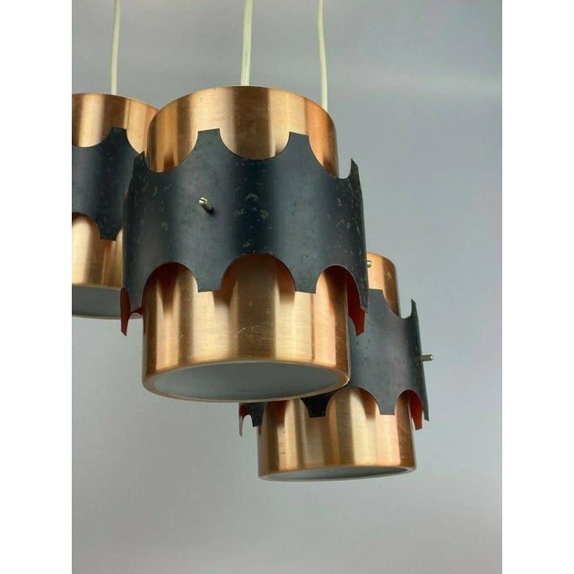 Mid-Century Space Age Cascading Ceiling Lamp in Metal from VEB Deutsche Werkstätten Hellerau For Sale - Image 4 of 13