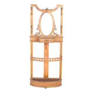 Portuguese Gilded Iron Coat Stand, 1920 For Sale