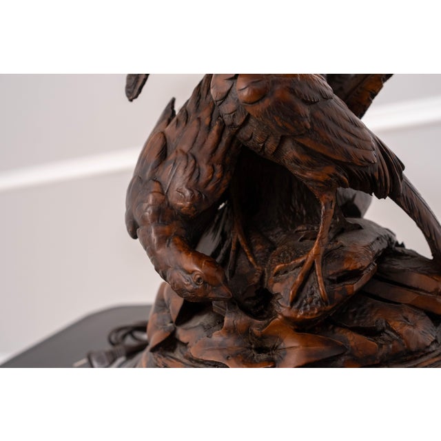 1990s Decorative Pheasant Base Table Lamp W. Shade For Sale - Image 11 of 17