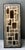 Metal Vintage Eglomise Geometric Glass Pedestal For Sale - Image 7 of 17
