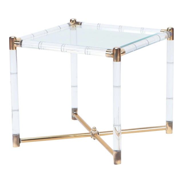 Mid Century Style Lucite Table For Sale