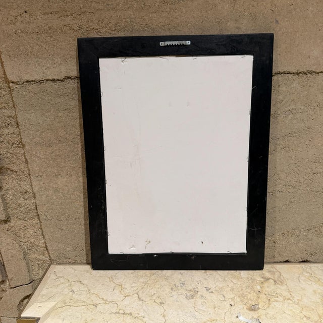 1970s MCM Guatemalan Artwork Oil Painting Brazilian Rosewood For Sale - Image 11 of 11