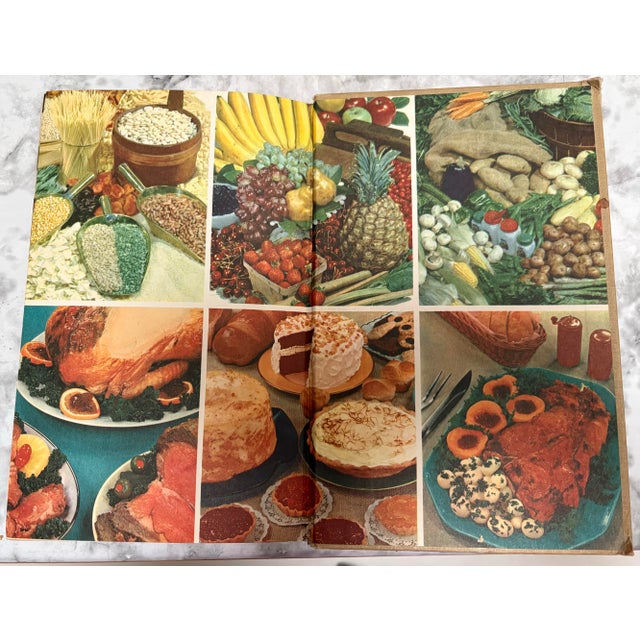 Midcentury 1950s set of ten hardback Encyclopedia of Cooking cookbooks. Set of ten 1953. Lots of fabulous colorful photos...