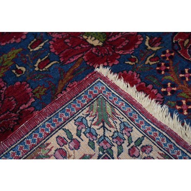 Antique Semnan Rug 4'9'' X 6'5'' For Sale - Image 9 of 9