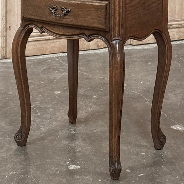 Pair Vintage Country French Nightstands ~ End Tables For Sale - Image 15 of 18