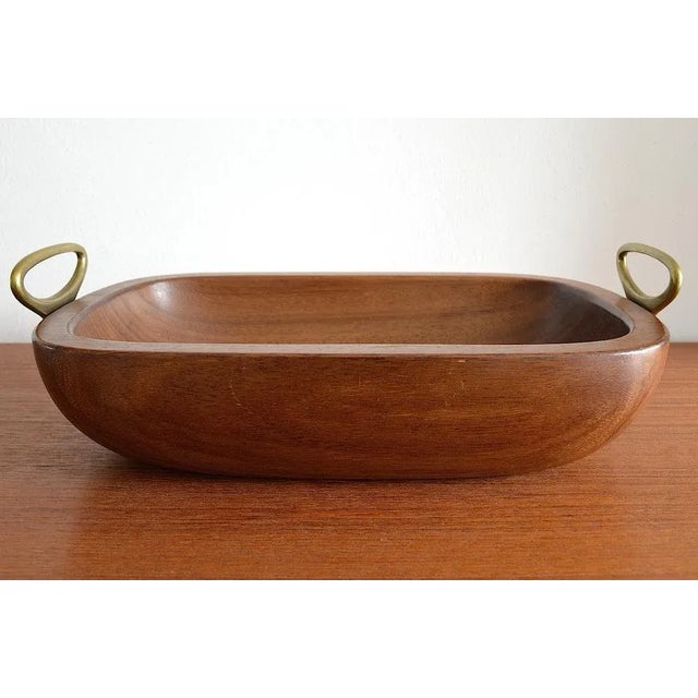Teak Bowl by Carl Auböck, 1950s For Sale - Image 9 of 9