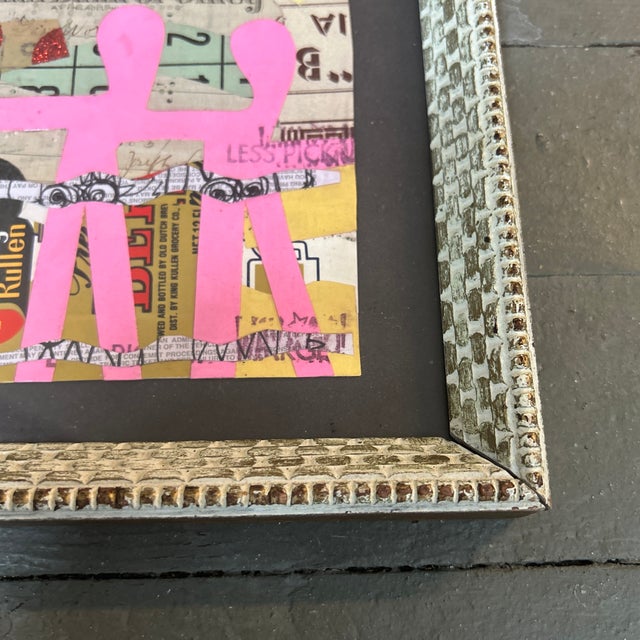Contemporary Contemporary Original Wayne Cunningham Hands Across America Collage For Sale - Image 3 of 4