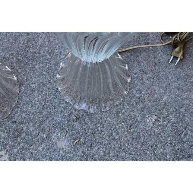 Table Lamps in Murano Glass attributed to Barovier, 1950s, Set of 2, in Very Good conditions. Designed 1950 to 1959 I have...