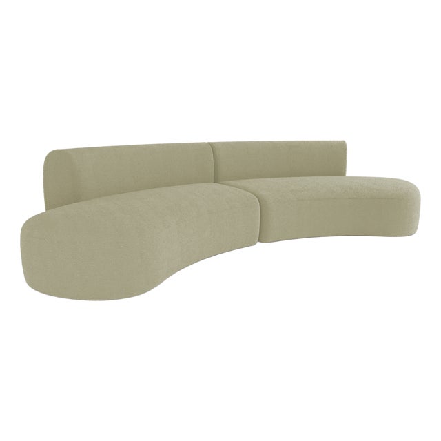 Hug Modular Sofa in Boucle Beige by Ferrianisbolgi, Set of 2 For Sale