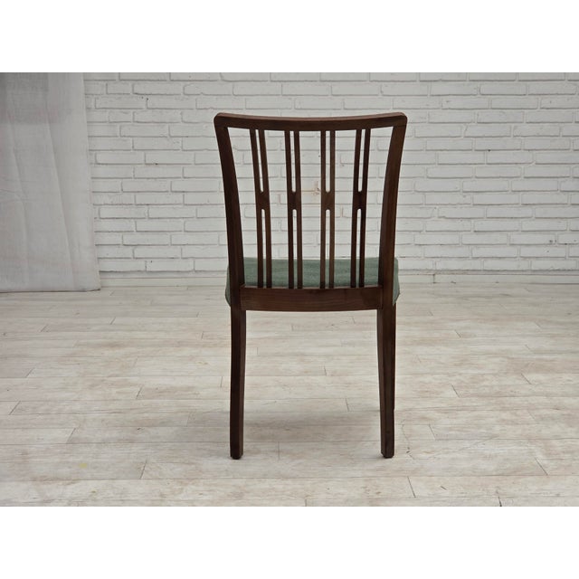 Danish Dining Chairs in Furniture Wool and Oak Wood, 1960s, Set of 6 For Sale - Image 13 of 18