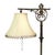Traditional Antique Rembrandt Egyptian Revival Cast Iron & Brass Portrait Bridge Lamp C1930 For Sale - Image 3 of 14