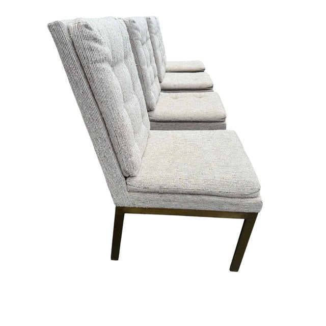 Tan Late 20th Century Milo Baughman for Design Institute America Dining Chairs - Set of 8 For Sale - Image 8 of 11