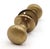 Vintage 1.625 In. Classic Brass Passage Door Knob Set For Sale - Image 6 of 6