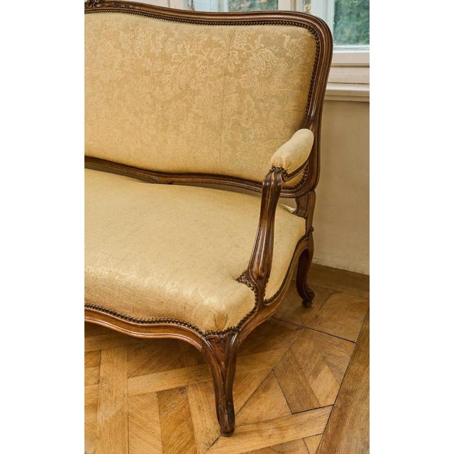 Large Antique Louis XV Sofa For Sale - Image 3 of 10