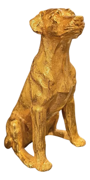Gilt Bronze Labrador Retriever