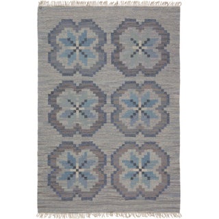 Mid-Century Swedish Rölakan Rug by Ingegerd Silow, at Doris Leslie Blau For Sale