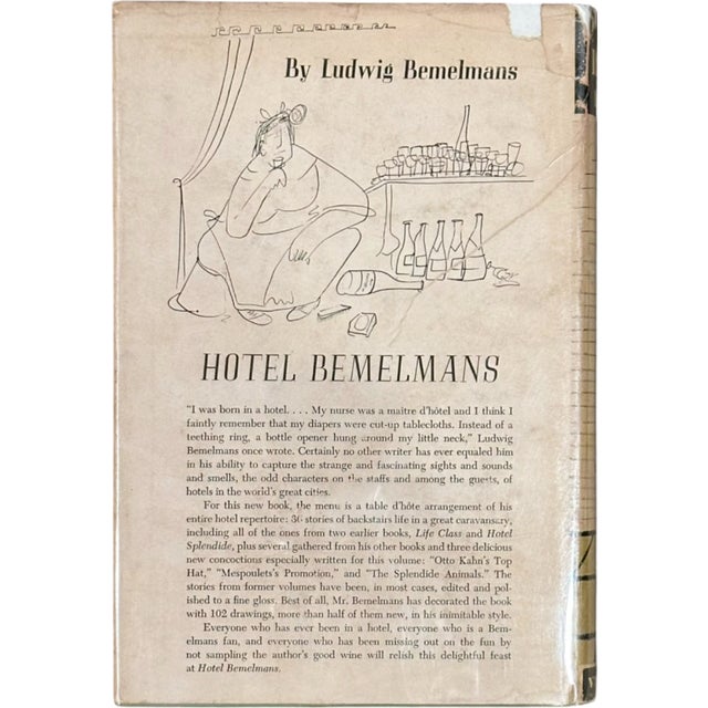 Hotel Bemelmans by Ludwig Bemelmans 1946 Book For Sale - Image 11 of 12